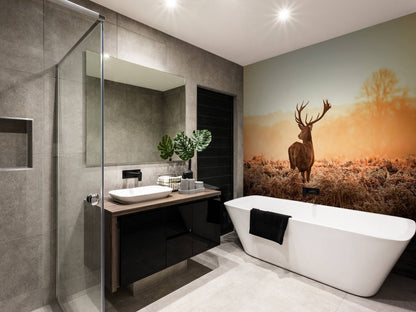 Fotobehang - Hert bij zonsopkomst