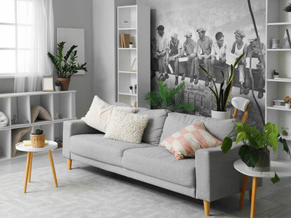 Fotobehang - Lunch at a skyscraper