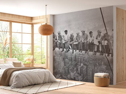 Fotobehang - Lunch at a skyscraper