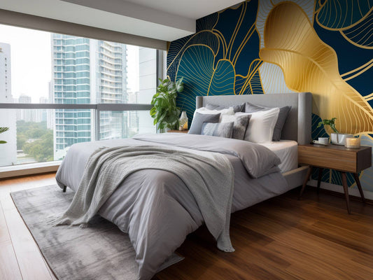 Fotobehang - Luxe gouden Art Deco