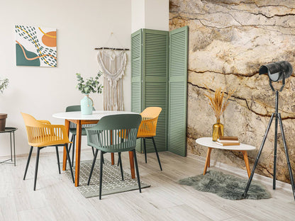 Fotobehang - Marmer met zandkleur