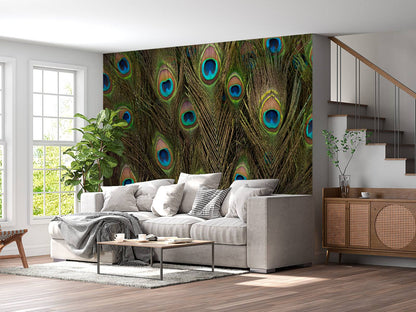 Fotobehang - Pauwenveren