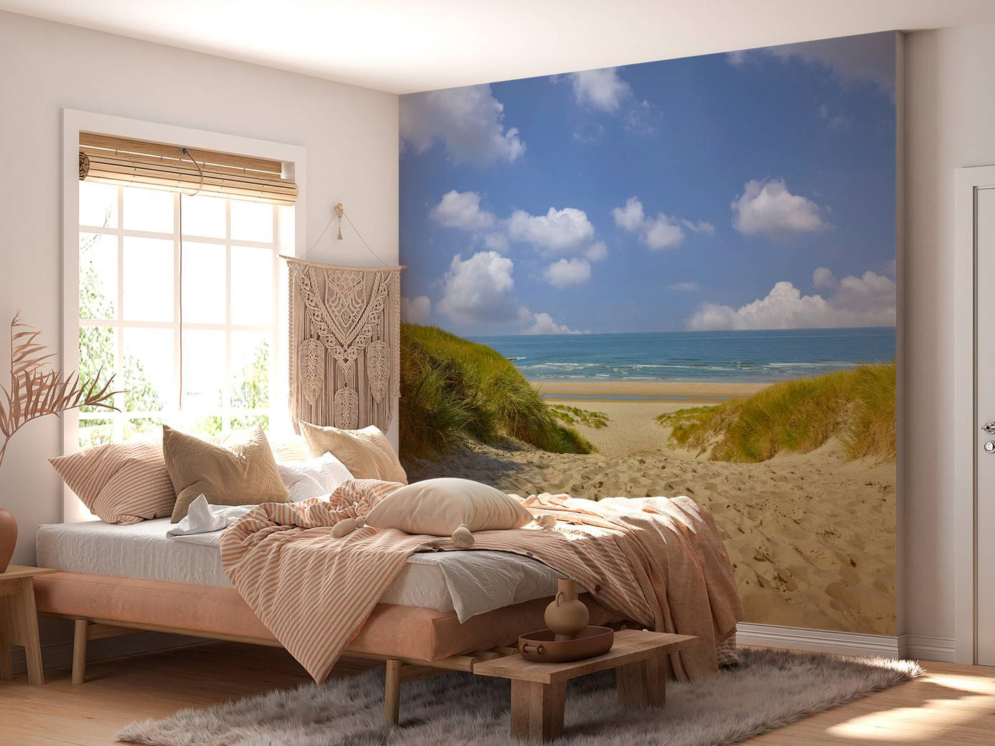 Fotobehang - Strandopgang via de duinen