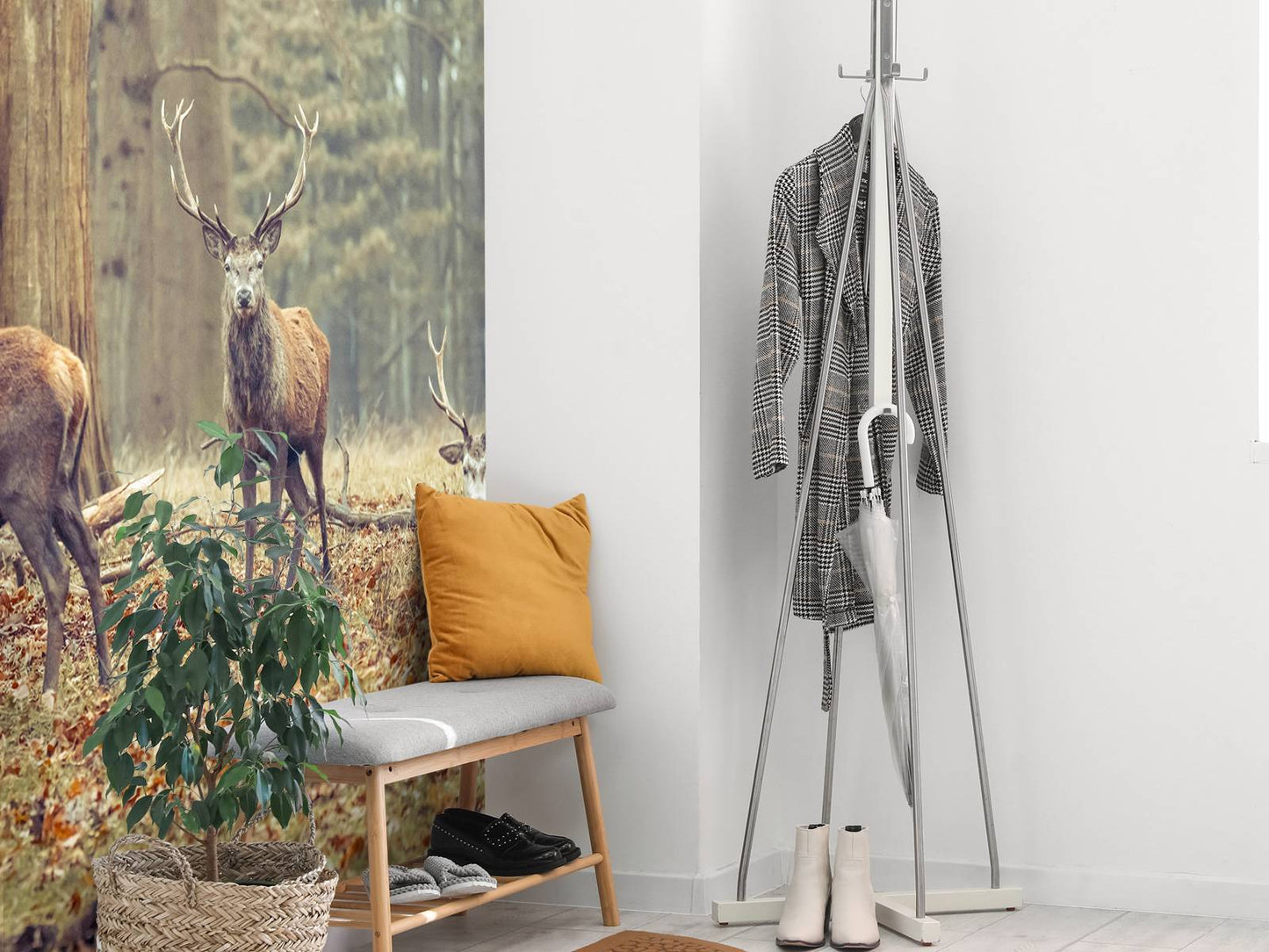 Fotobehang - Wilde herten