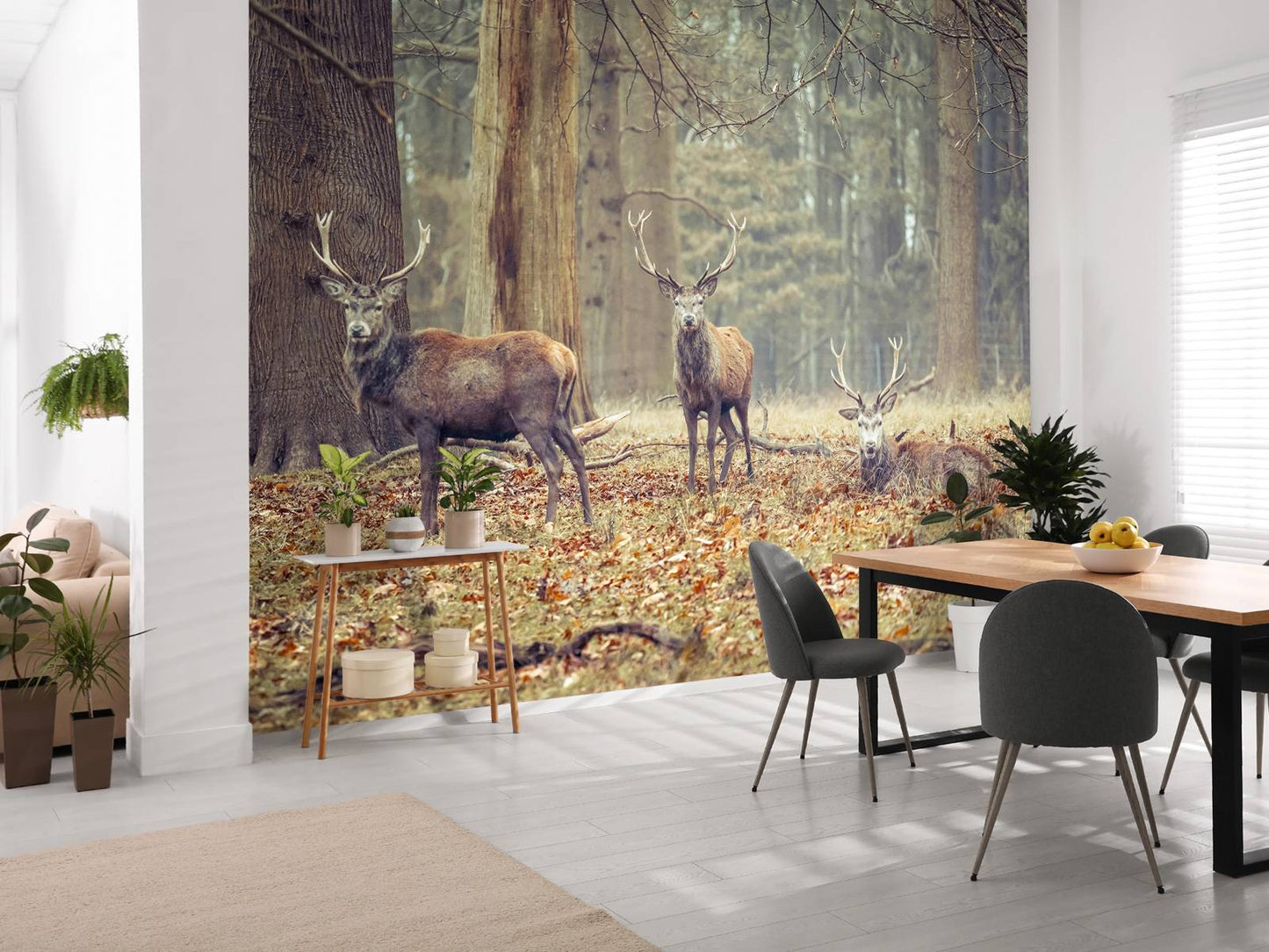 Fotobehang - Wilde herten