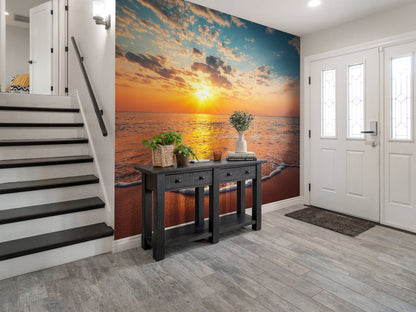 Fotobehang - Zonsopgang over de zee