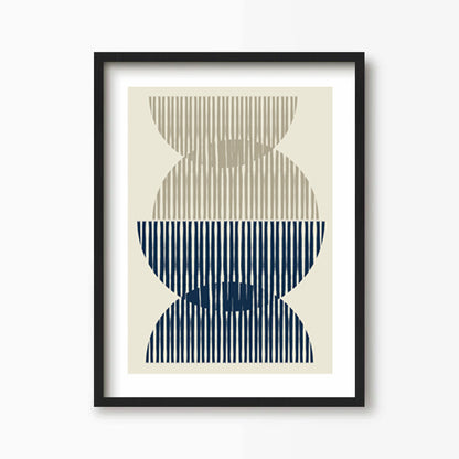 Whole Green Dark Blue Kunst Print