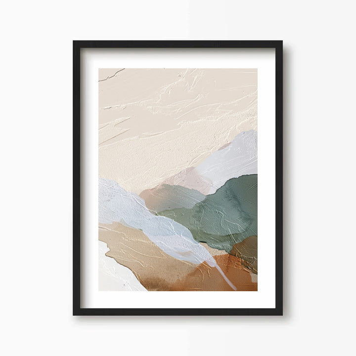 Abstract Landscape Vertical Kunst Print