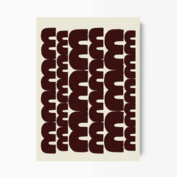 The Deep Brown Art Print