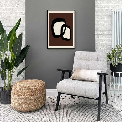 Peacock Brown Canvas Kunst