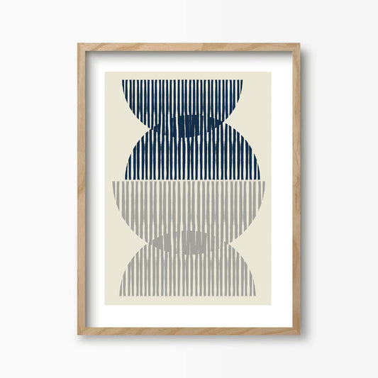 Whole Dark Blue Kunst Print