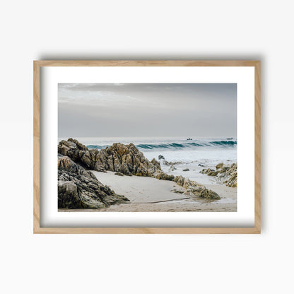 Beach Rocks Art Print