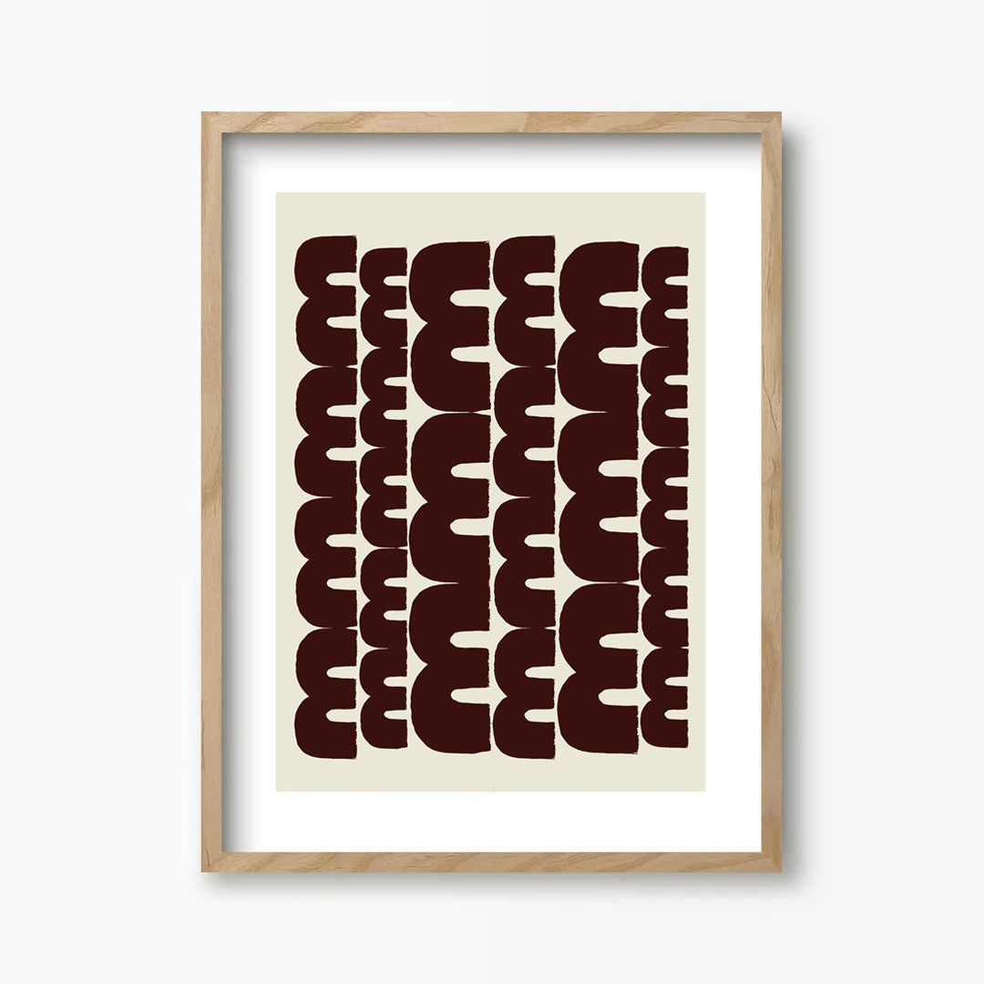 The Deep Brown Art Print