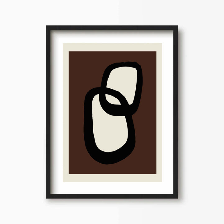 Peacock Brown Kunst Print