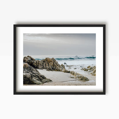 Beach Rocks Art Print