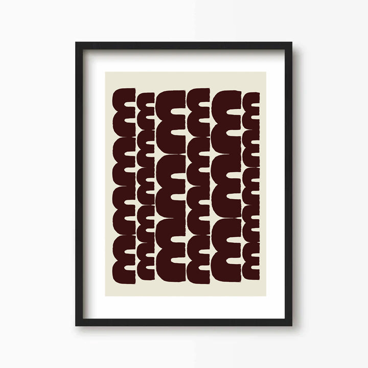 The Deep Brown Art Print