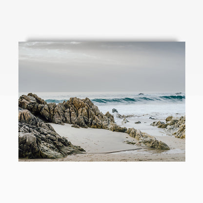 Beach Rocks Art Print