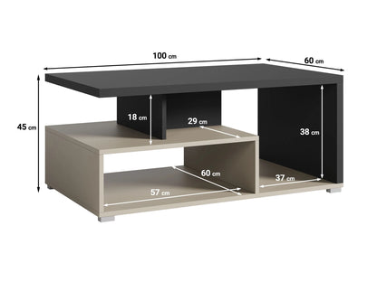Sekai Salontafel Antraciet