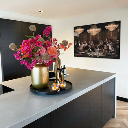 "The Starlife" Glas & Canvas