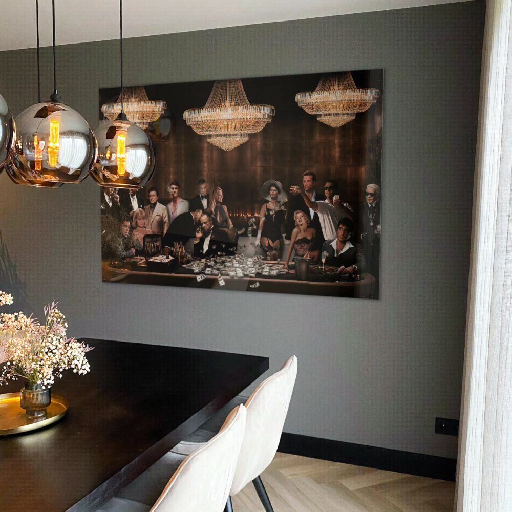 "The Starlife" Glas & Canvas