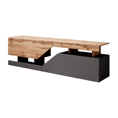 Canberra TV-Meubel Eiken/antraciet 160/200 cm