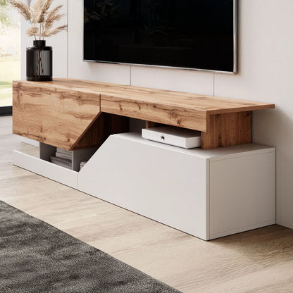 Canberra TV-Meubel Eiken/antraciet 160/200 cm