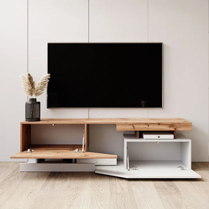 Canberra TV-Meubel Eiken/antraciet 160/200 cm