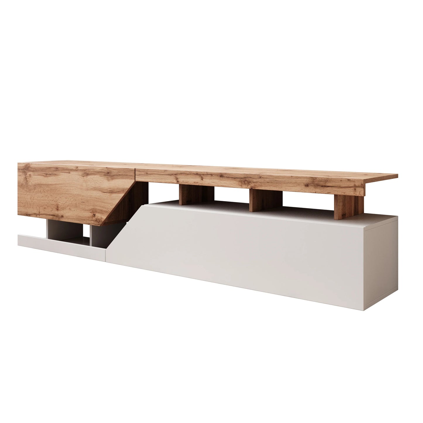 Canberra TV-Meubel Eiken/antraciet 160/200 cm