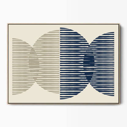 Whole Green Dark Blue Canvas Kunst