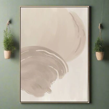 Abstract Neutrale Canvas Kunst