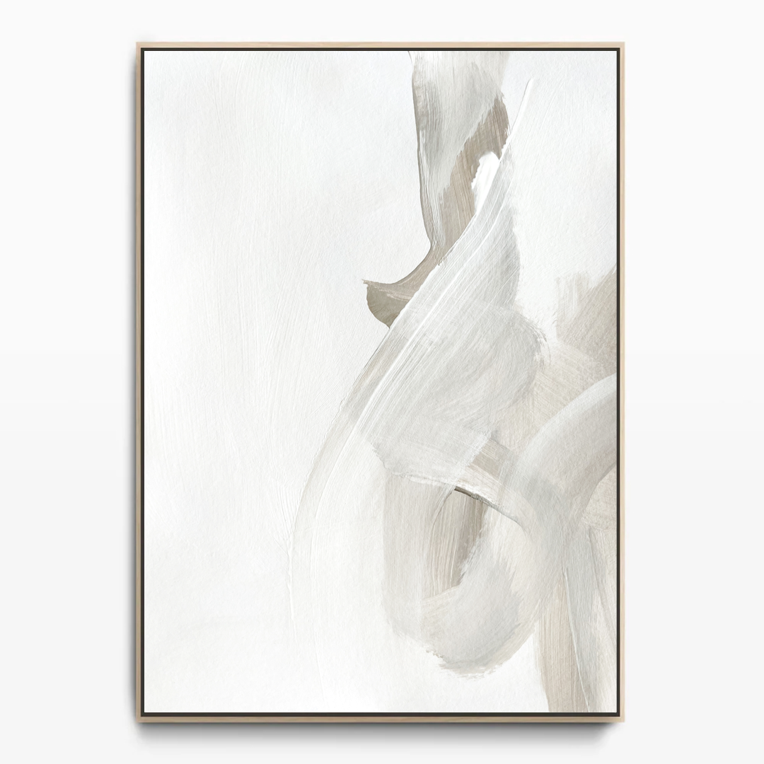 Naturel White Canvas Kunst