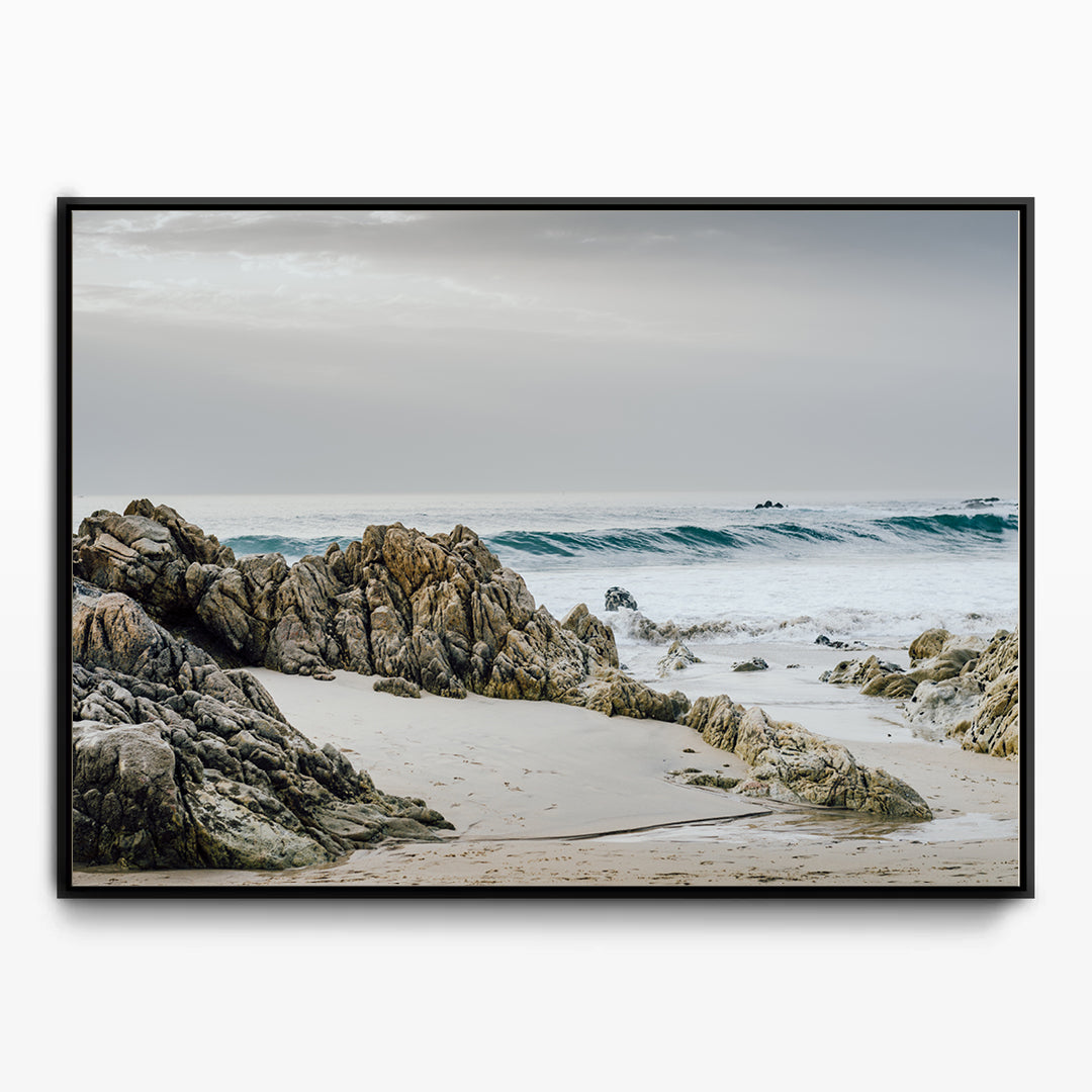 Beach Rocks Canvas Art