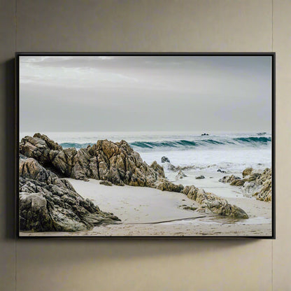 Beach Rocks Canvas Art
