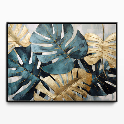 Monstera Palmen Canvas Kunst