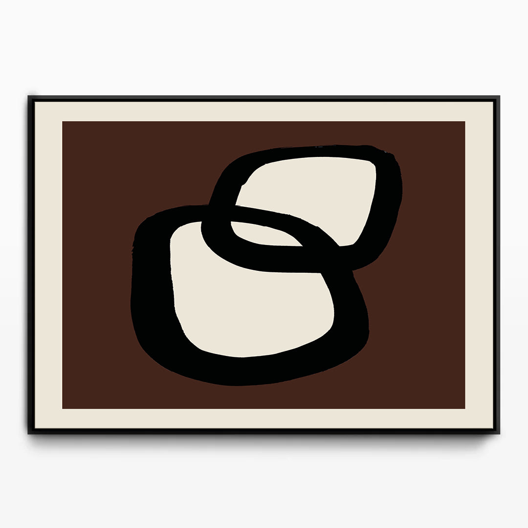 Peacock Brown Canvas Kunst