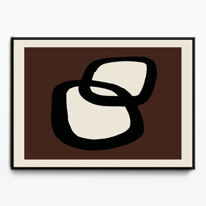 Peacock Brown Canvas Kunst