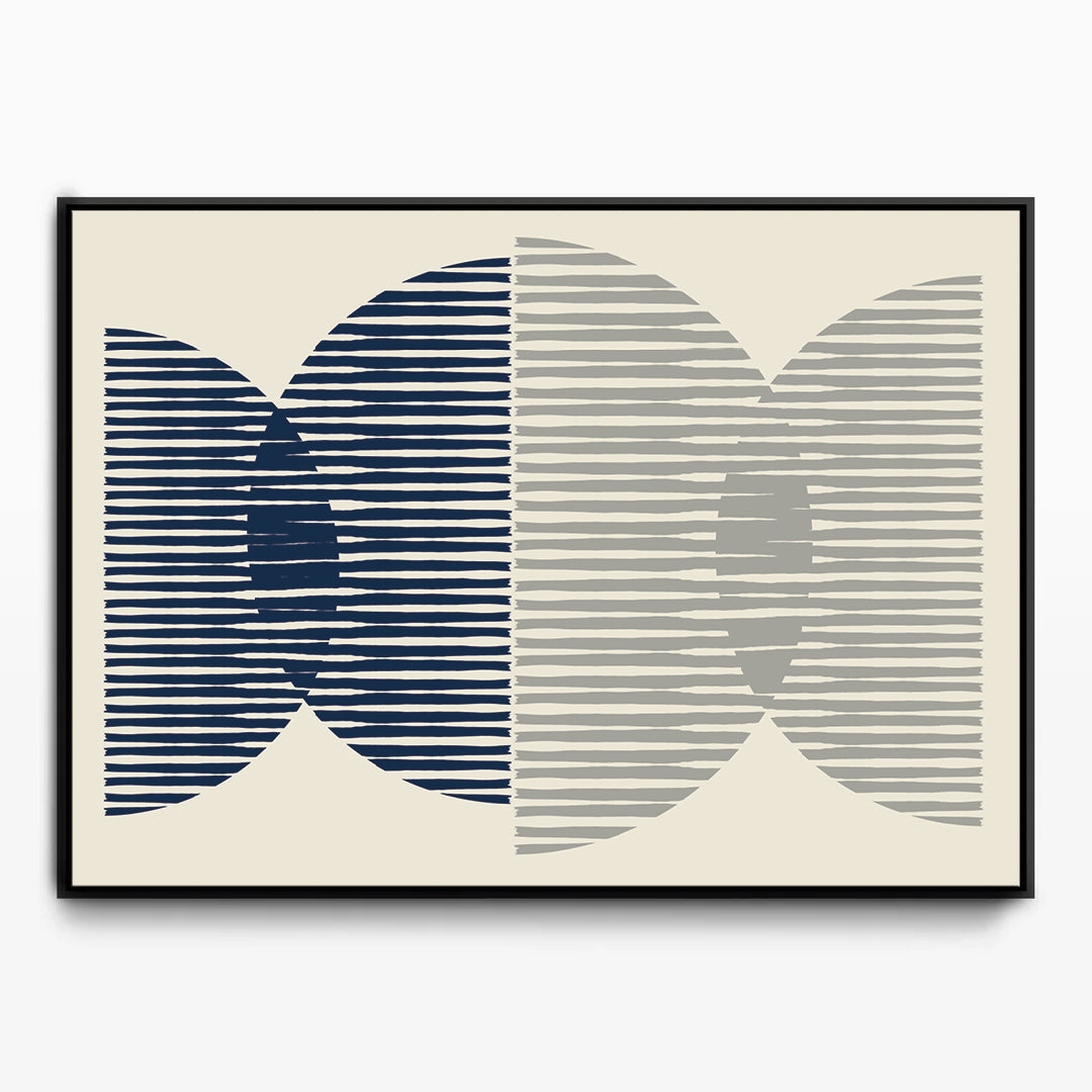 Whole Dark Blue Canvas Kunst