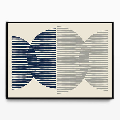 Whole Dark Blue Canvas Kunst