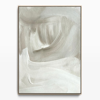 Naturel Grey White Canvas Kunst