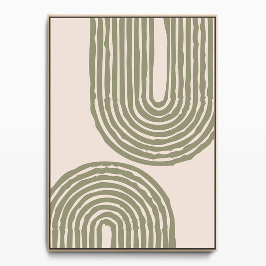 Boho Shapes And Lines Canvas Kunst