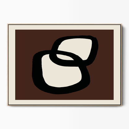 Peacock Brown Canvas Kunst