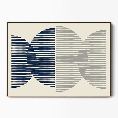 Whole Dark Blue Canvas Kunst