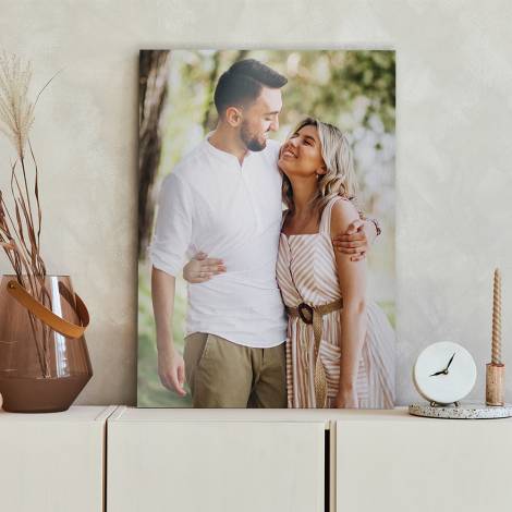 Eigen foto op aluminium